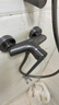九牧（JOMOO）花洒淋浴套装升降杆小户型分体花洒全套枪灰-35287-126/HBS-1 实拍图