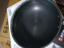 康巴赫炒锅不粘锅316L不锈钢炒菜锅32cm蜂窝平底煎炒锅电磁炉燃气灶通用 实拍图