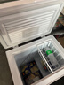 志高（CHIGO）小冰柜家用冷冻小型一级节能省电迷你卧式冷藏保鲜储母乳冷柜 【一级能效 全国联保】 106L 单温单门 实拍图