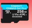 金士顿（Kingston）256GB TF（MicroSD）存储卡 内存卡U3 V30 A2 4K适配大疆Pocket 3/Action 5/无人机/运动相机/监控 实拍图
