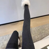 完美记忆打底裤女冬季加绒加厚外穿保暖连裤袜光腿神器 深灰加厚绒连脚款 实拍图