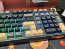 京东京造JZ990Pro三模无线蓝牙有线办公游戏键盘电竞PBT键帽RGB送男友独立数字区续航外设机械键盘鎏金黑 实拍图