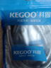科固（KEGOO）花洒软管加密防爆双铜头4分淋浴喷头连接进水管不锈钢1.5米 K5076 实拍图