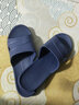 惠夫人拖鞋夏季旅行可折叠凉拖鞋EVA飞机便携防滑旅游洗澡出差酒店简易 旅行拖 藏青 42-43 实拍图