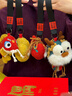 问童子  龙头老大挂偶 新年毛绒玩偶钥匙扣小挂件公仔安抚玩具马年礼物 12cm 实拍图