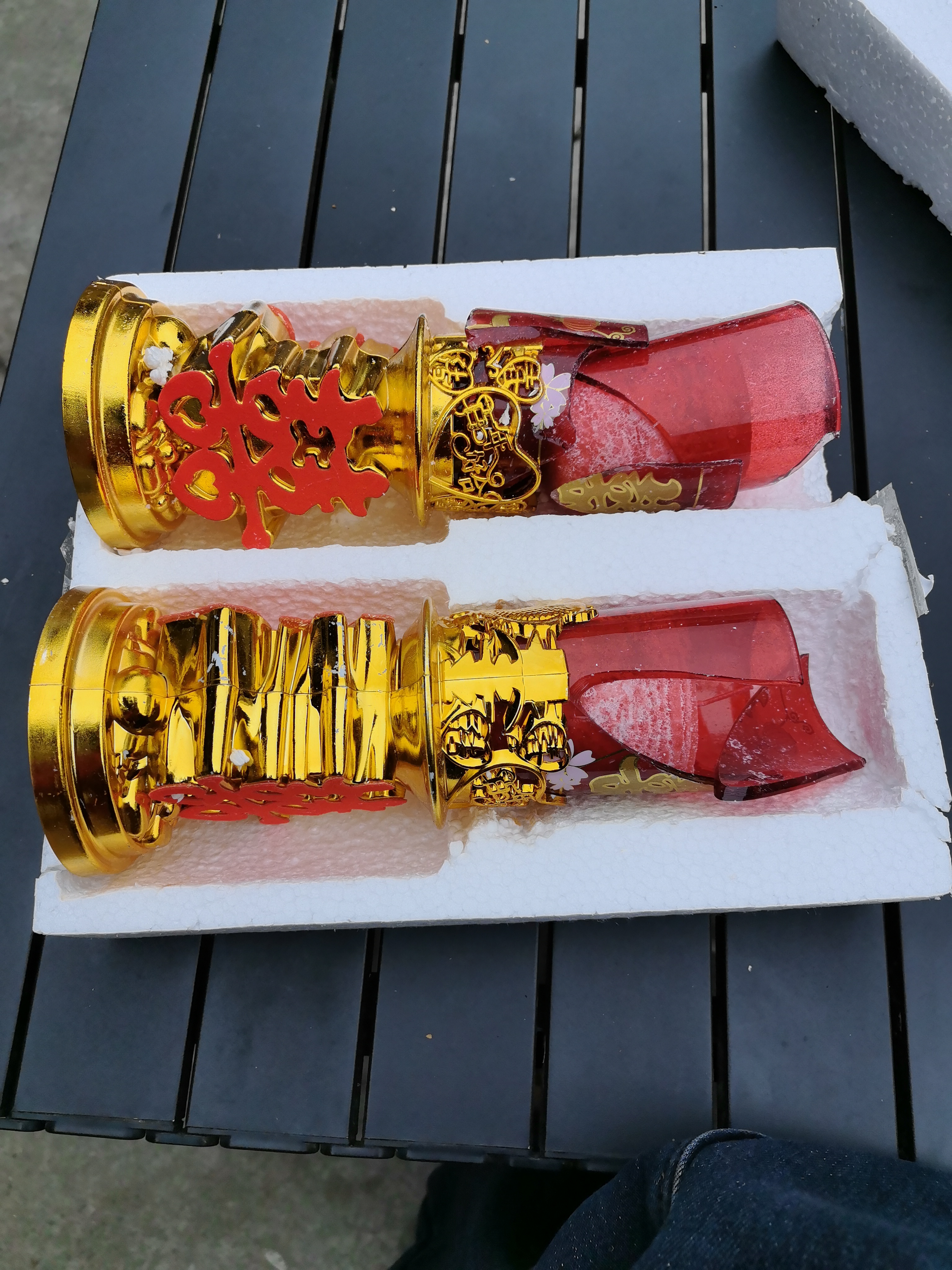 嘻吻乐结婚喜字蜡烛一对婚礼红色喜烛洞房花烛无烟龙凤烛婚庆用品大全 家有喜事喜烛1对 无规格 实拍图