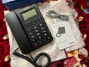 飞利浦（PHILIPS）有绳电话机座机 固定电话 办公家用 双接口 免电池 免提通话 一键拨号 黑名单 TD2815 黑色 实拍图