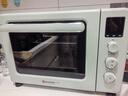 海氏（Hauswirt）C40三代电烤箱家用烘焙多功能发酵一体机食品级搪瓷内胆智能菜单情人节礼物 湖水绿 40L 实拍图