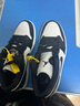 耐克NIKE休闲鞋男女熊猫AJ 1乔丹JORDAN 1运动鞋DC0774-101黑白39 实拍图