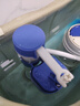 海立马桶水箱配件老式抽水坐便器厕所蹲坑ABS进水阀20-32cm通用SJ02蓝 实拍图