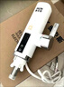 奥克斯（AUX）电热水龙头热水器加热水龙头快速热水变频恒温厨房下进水 【大屏数显】雪山白+漏保插头+万向喷头 实拍图