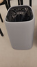 朴厨无盖垃圾桶18L家用双层大号客厅卧室厨房卫生间大容量纸篓灰色 实拍图