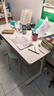 黑白调A2学习桌书桌儿童桌椅实木升降桌子写字桌电脑桌进口橡胶木1m 实拍图