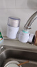 京东京造 水龙头净水器 过滤器 家用厨房自来水前置过滤器 可视化可清洗滤芯 1机4芯套装 实拍图