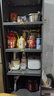 帅仕（shuaishi）厨房用具置物架落地餐边橱柜冰箱夹缝收纳碗柜微波炉烤箱储物柜子 灰【整柜加高】5层60长42深-加深款 实拍图