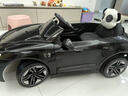 星辰皓奥迪儿童电动车四驱汽车遥控四轮宝宝玩具车可坐人童车RSGT 黑色+四驱+遥控+摇摆+皮座+软轮 实拍图