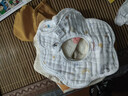 bledilait婴儿口水巾8层纯棉新生儿童围嘴围脖纱布巾宝宝360度旋转吸水饭兜 实拍图