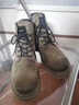 苏系男士马丁靴男款2025秋冬季新款透气高帮工装男靴英伦风真皮雪地靴 卡其色【二层猪皮高品质】 42 男码（尺码偏大建议小一码） 实拍图