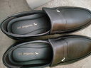 红蜻蜓男鞋新款男士爸爸一脚蹬软面皮商务休闲皮鞋男WTA42860 黑色40 实拍图