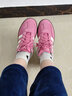adidas「T头鞋」BARREDA板鞋德训鞋男女阿迪达斯轻运动 粉色/汉玉白/树脂黄   40.5 实拍图