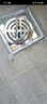 九牧（JOMOO） 不锈钢干区地漏 防虫防臭防返水大排量浴室阳台卫生间地漏92143 实拍图