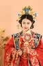 秀禾世家明制婚服汉服凤冠霞帔中式结婚嫁衣出阁新娘重工男女套装奢华167 N-167女装 付款后10天发货 均码 晒单实拍图