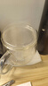 富光花茶杯 男女士茶水分离杯子 双层办公泡茶玻璃杯带把高硼硅水杯 实拍图