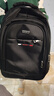 袋鼠双肩包男士背包大容量行李旅游包学生书包女初中商务笔记本电脑包 黑色配红标 实拍图