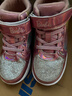 芭比童鞋女童棉鞋儿童加绒高帮板鞋女孩冬鞋女童运动鞋DA5220 粉 32 实拍图