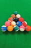 英辉（INVUI）台球子黑8中式台球桌球美式球花式十六彩大号桌球标准球57.2mm 实拍图