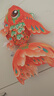 新玥灯笼元宵节儿童手提发光非遗锦鲤花灯新年手工diy金鱼灯笼 橙色 实拍图