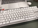 ikbc C87机械键盘有线键盘87键 游戏键盘键盘办公打字手感好电脑键盘樱桃键盘新年礼物 白色红轴有线 实拍图