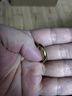 4mm潮流素圈指环男女金色光面简约单身食指学生情侣戒指 4mm光面金戒指 美号9号 实拍图
