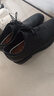 红蜻蜓真皮秋冬男士高级感正装皮鞋德比鞋婚鞋内增高鞋 WTA7376 黑色40 实拍图