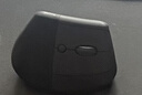 罗技（Logitech）Lift人体工学鼠标 垂直鼠标 小手鼠标 无线蓝牙鼠标 3台设备秒切换 带Logi Bolt接收器 黑色 实拍图