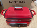 苏泊尔（SUPOR）电蒸锅 电煮锅 电火锅 家用多功能烤鱼烤肉锅 多用途分体不粘料理锅 蒸煮炖涮电热锅H3423FK863A 实拍图