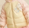 巴拉巴拉童装儿童羽绒服宝宝女童男童2025年冬季保暖外套宝宝上衣萌趣轻薄 粉黄小兔-白鸭绒 100 充绒量38g 适合2-3岁 实拍图