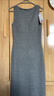 优衣库女装针织Bra连衣裙无袖裙子气质收腰480636 08 深灰色 3XL /170/108 实拍图