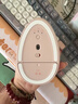 罗技（Logitech）Lift人体工学鼠标 垂直鼠标 小手鼠标 无线蓝牙鼠标 3台设备秒切换 带Logi Bolt接收器 粉色 实拍图
