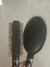 悦汇礼屋卷发梳子 家用气垫梳按摩头皮男女内扣造型美发塑料美发圆筒滚梳 卷发梳+椭圆梳（黑色） 实拍图