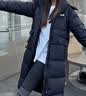 斐乐 RGB多彩羽绒系列|斐乐官方女装长款羽绒服2025冬季新款休闲外套 正黑色-BK M 165/84A/M 实拍图