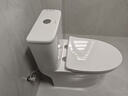 九牧（JOMOO）马桶 家用虹吸式马桶大冲力节水坐便器 防臭瞬冲 易洁抗菌马桶 行业爆款-双旋暴风冲11370-305坑 实拍图