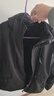 红蜻蜓（RED DRAGONFLY）夹克男商务休闲时尚简约百搭舒适加绒连帽上衣外套 黑色A 2XL 实拍图