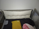 床头软靠垫雪尼尔榻榻米软包床上双人靠枕沙发靠枕客厅可拆洗 雪尼尔-云悠-奶咖 150*60*18cm（适合1.5m床） 实拍图
