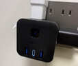 公牛（BULL）30WPD苹果快充魔方插座/插线板/插排/接线板 Type-c口+USB口+3插孔 无线 黑色 GNV-M1303W总控开关 实拍图