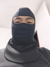 摩多狼（MOTOWOLF）冬季保暖头套男摩托车头盔面罩电动车防风骑行装备 黑 均码 实拍图