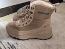 回力(Warrior)冬季男士鞋子雪地男靴加绒保暖靴子男款1975 棕色40 实拍图