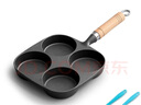 典匠四孔铸铁煎蛋锅无涂层不易粘多功能早餐模具汉堡蛋饺锅平底煎锅 实拍图