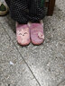 惠夫人儿童棉拖女冬季2-8岁亲子居家厚底棉鞋包跟防滑卡通毛绒男宝宝拖 猫咪儿童包跟 皮红 180码(24-25内长约16.5CM ) 实拍图