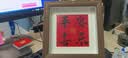 墨斗鱼方形5寸胡桃木色DIY相框儿童油画棒绘画装裱相框摆台 实拍图
